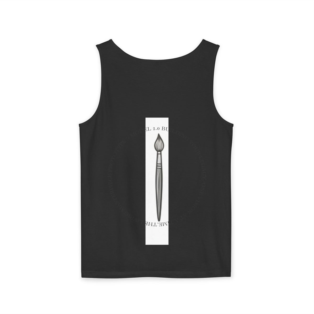 EYO Artist Paintbrush Tank Top — 'Project: Self-Made' Abstract Brushstroke Design