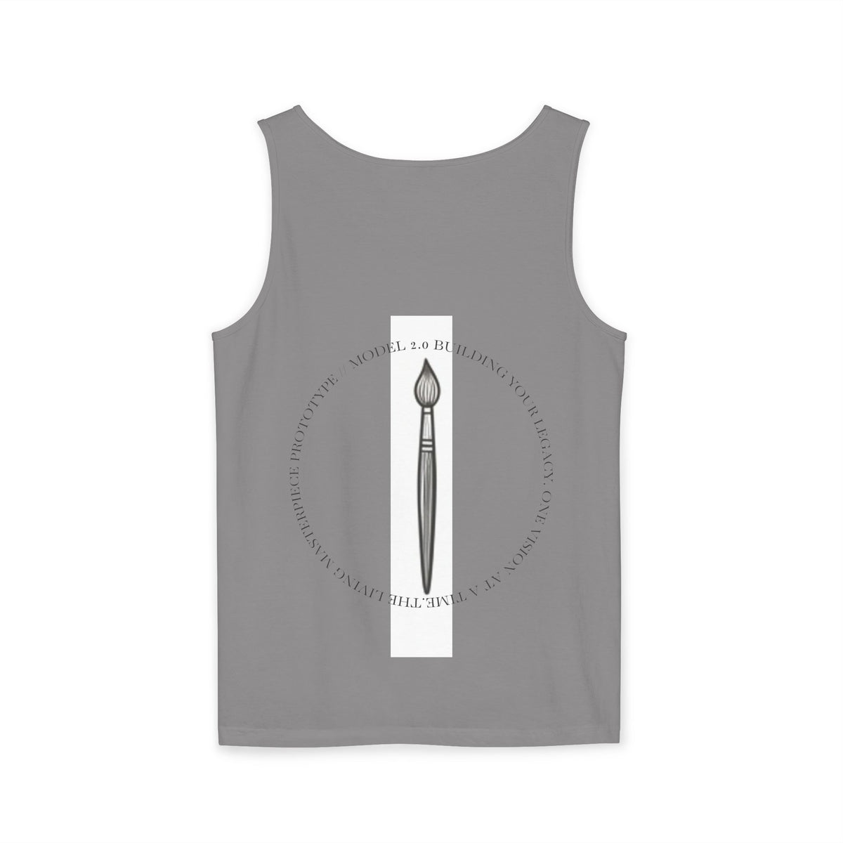 EYO Artist Paintbrush Tank Top — 'Project: Self-Made' Abstract Brushstroke Design
