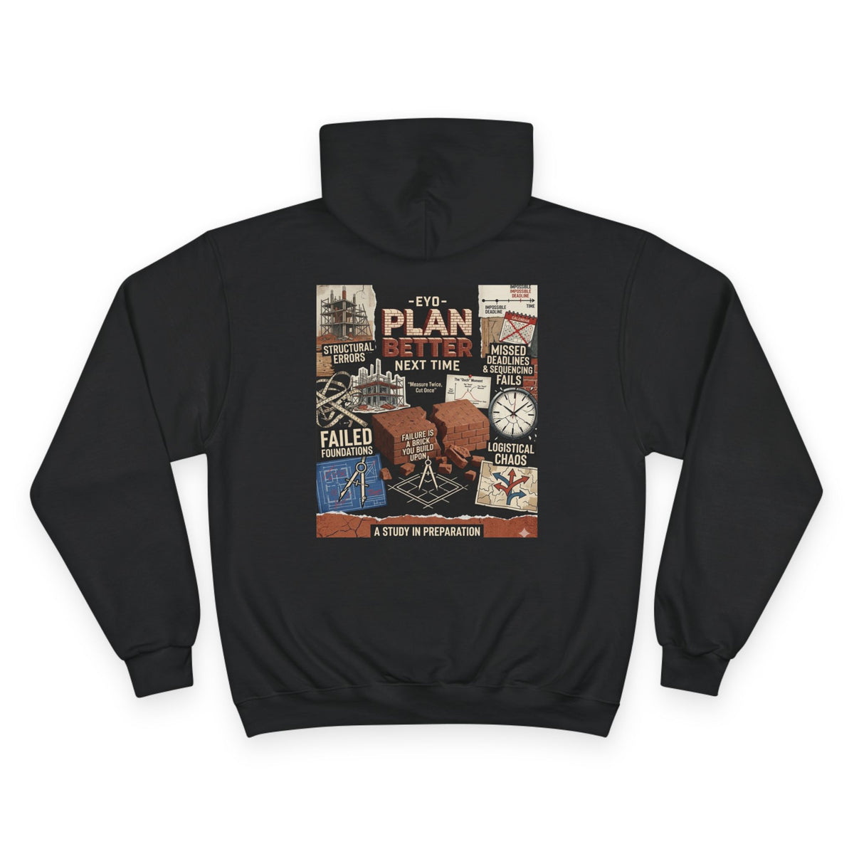 Planning Humor Hoodie — “Unfortunately” Project Management Design