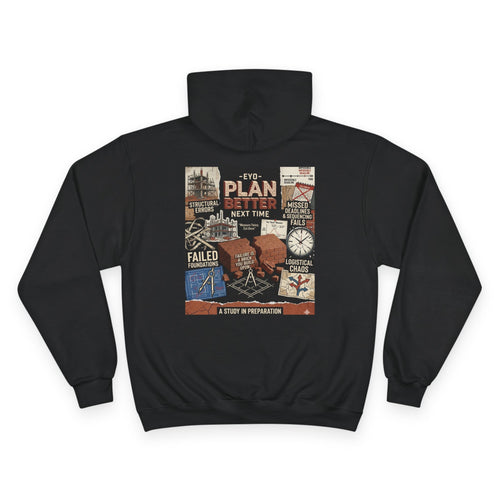 Planning Humor Hoodie — “Unfortunately” Project Management Design