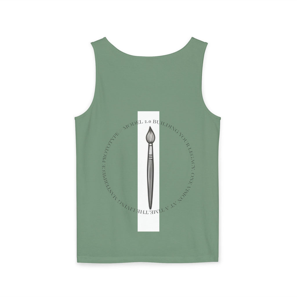 EYO Artist Paintbrush Tank Top — 'Project: Self-Made' Abstract Brushstroke Design