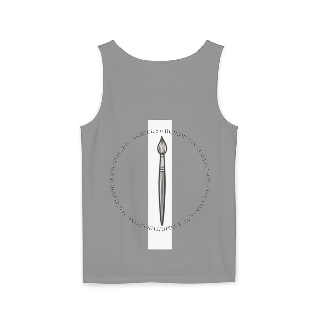 EYO Artist Paintbrush Tank Top — 'Project: Self-Made' Abstract Brushstroke Design