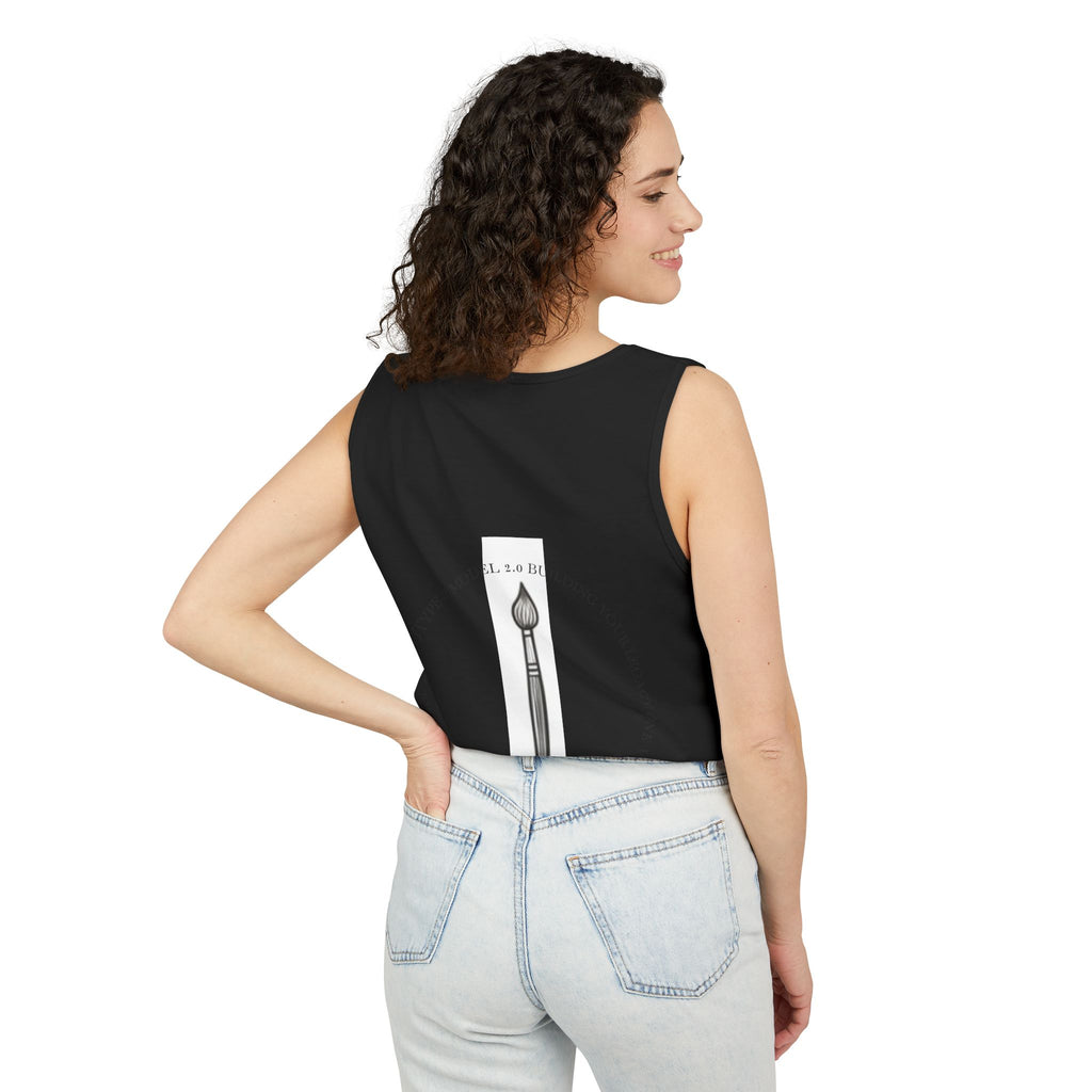 EYO Artist Paintbrush Tank Top — 'Project: Self-Made' Abstract Brushstroke Design