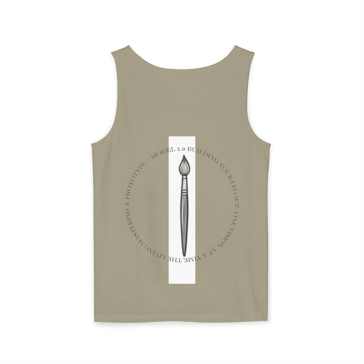EYO Artist Paintbrush Tank Top — 'Project: Self-Made' Abstract Brushstroke Design