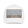 Baseball Cap — "Corporate Compliant, But Emotionally Unavailable" Patch Hat