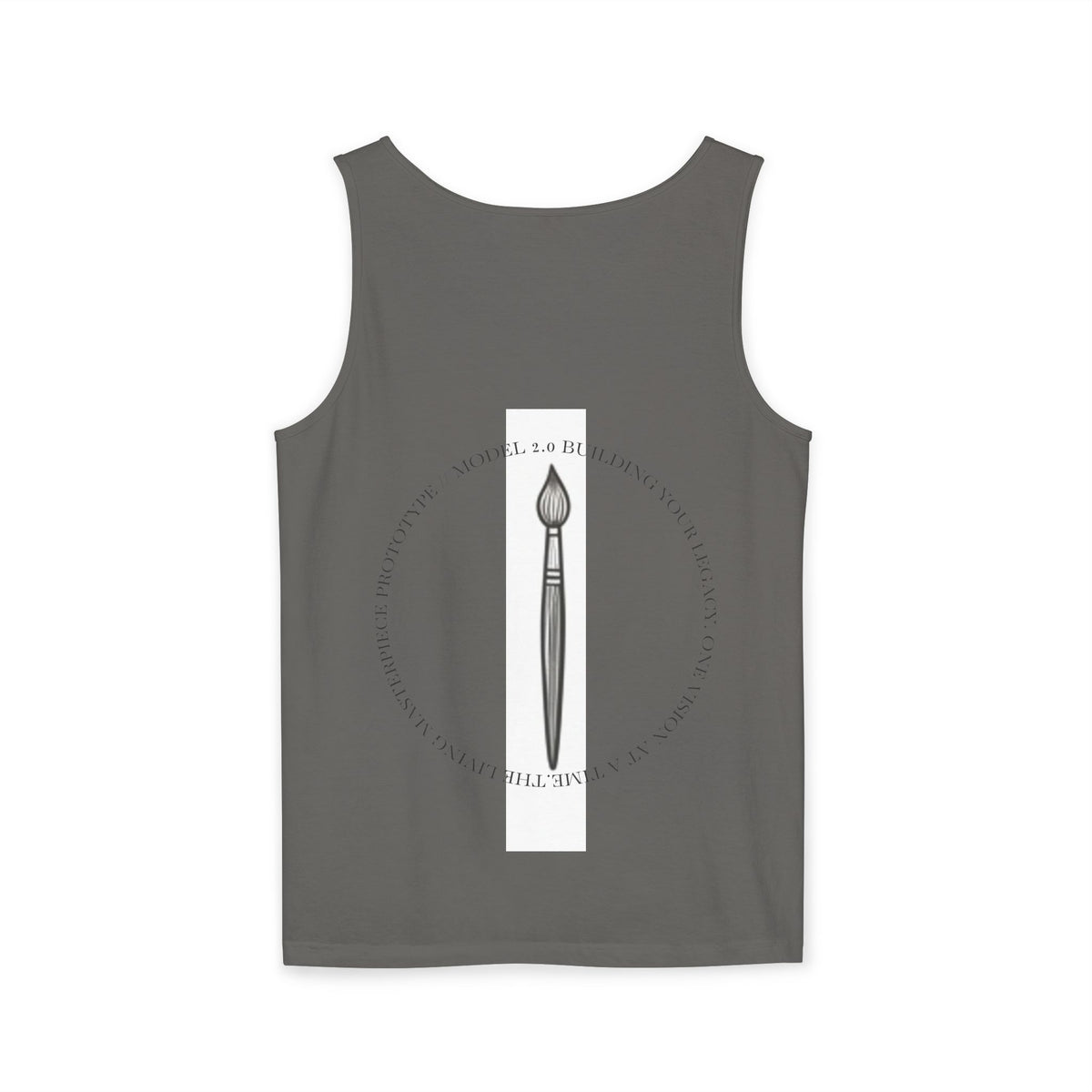 EYO Artist Paintbrush Tank Top — 'Project: Self-Made' Abstract Brushstroke Design