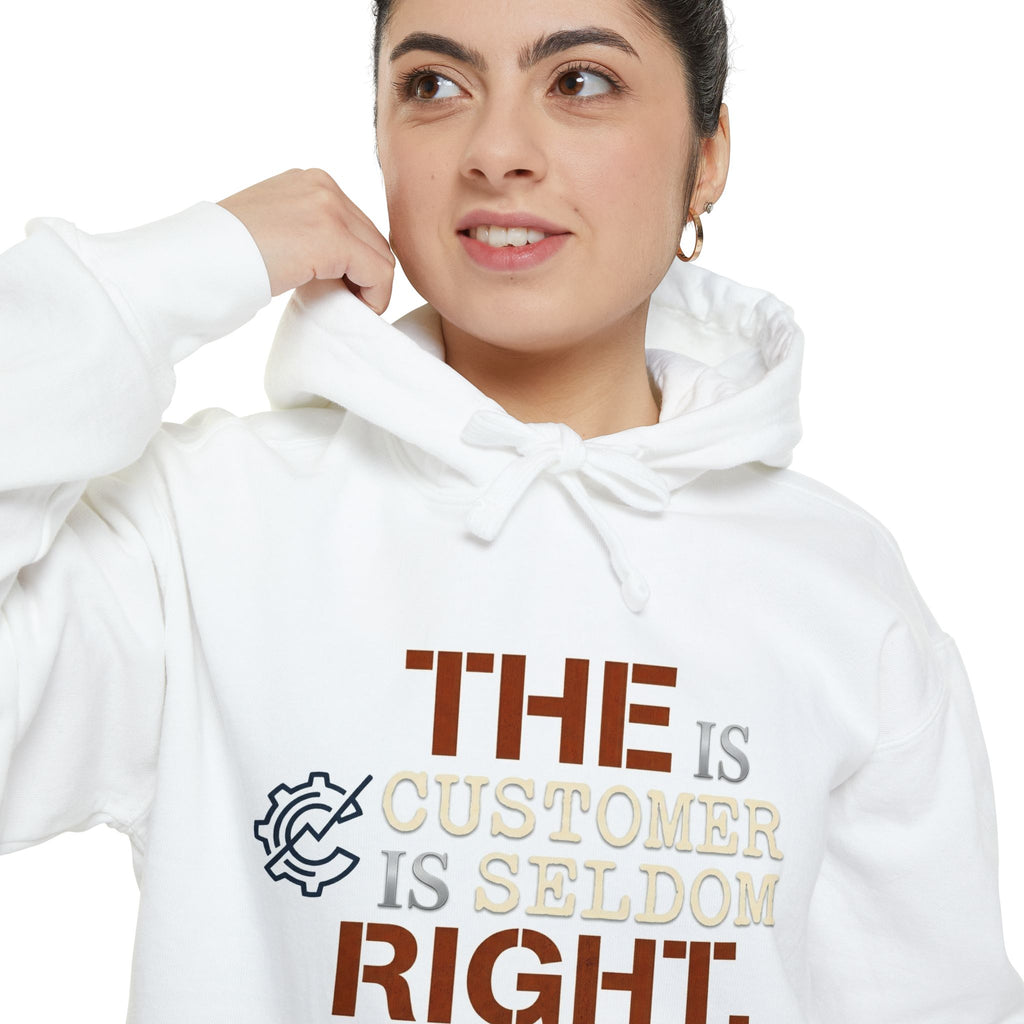 EYO “The Customer Is Seldom Right.” Graphic Garment-Dyed Pullover