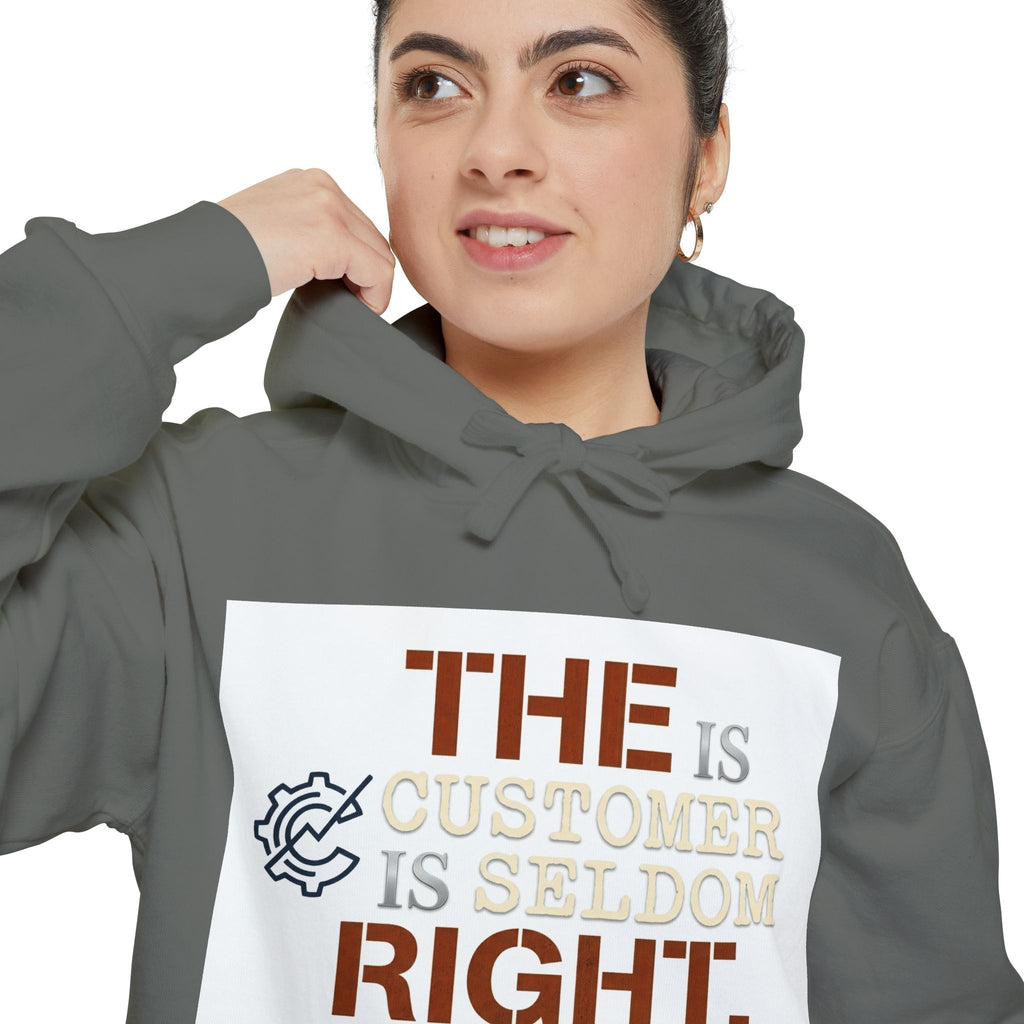EYO “The Customer Is Seldom Right.” Graphic Garment-Dyed Pullover