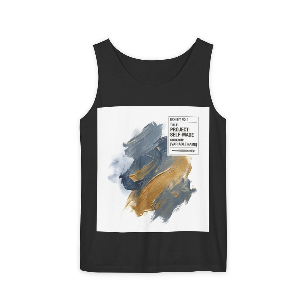 EYO Artist Paintbrush Tank Top — 'Project: Self-Made' Abstract Brushstroke Design