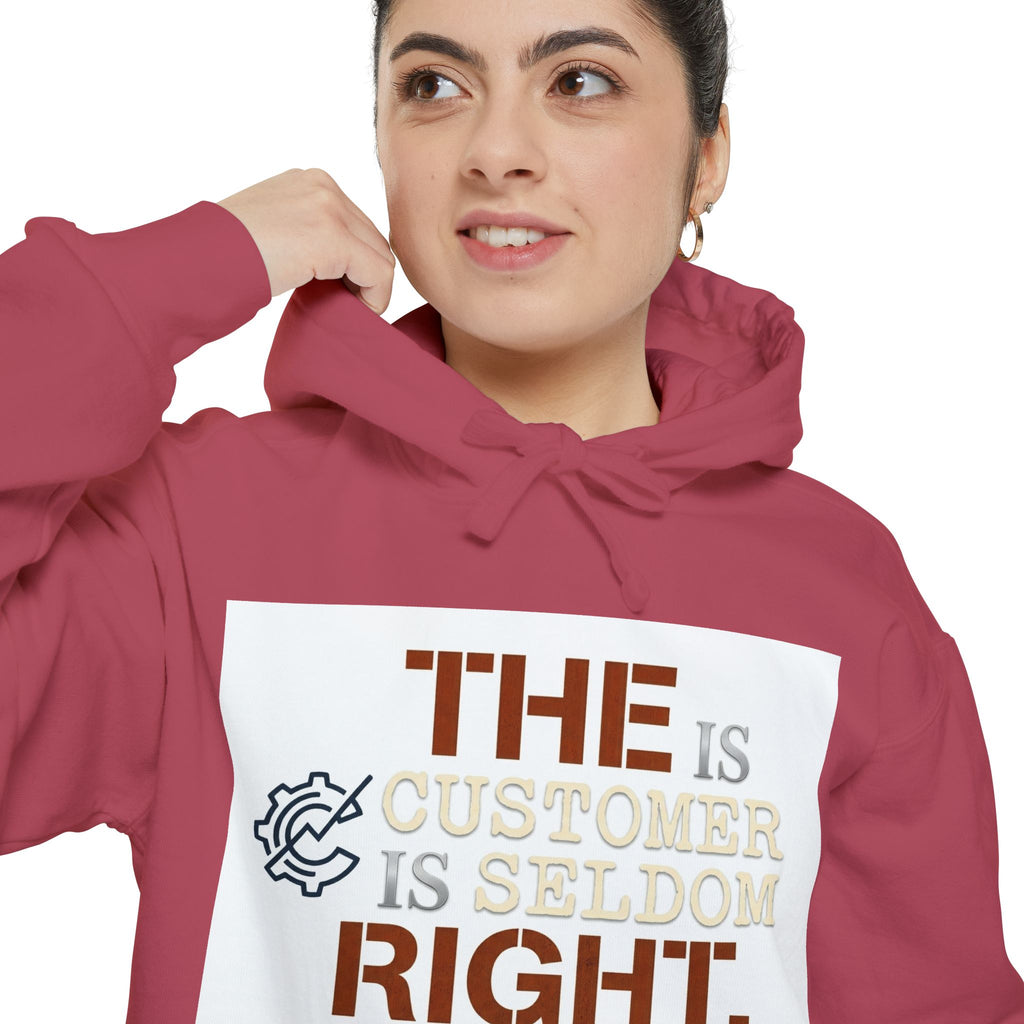 EYO “The Customer Is Seldom Right.” Graphic Garment-Dyed Pullover