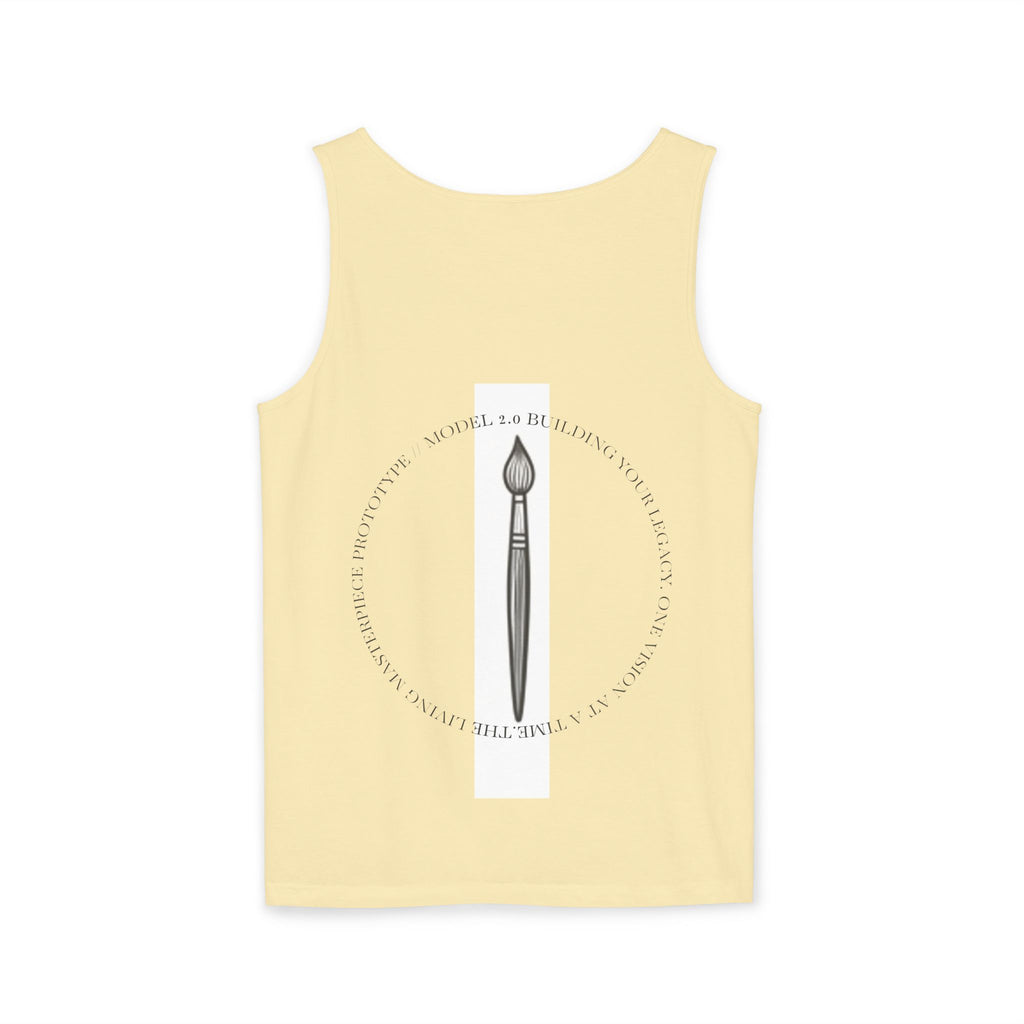 EYO Artist Paintbrush Tank Top — 'Project: Self-Made' Abstract Brushstroke Design