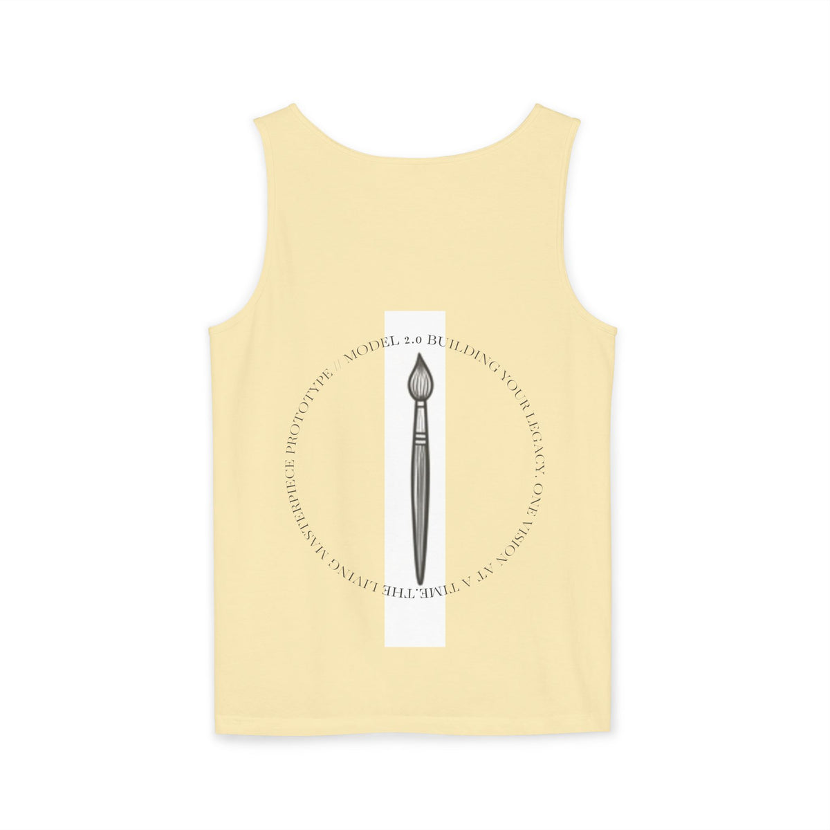 EYO Artist Paintbrush Tank Top — 'Project: Self-Made' Abstract Brushstroke Design