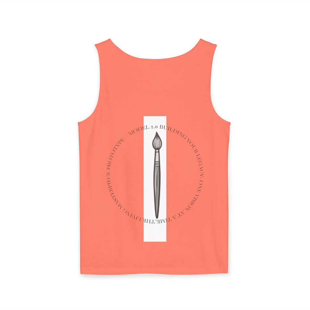 EYO Artist Paintbrush Tank Top — 'Project: Self-Made' Abstract Brushstroke Design