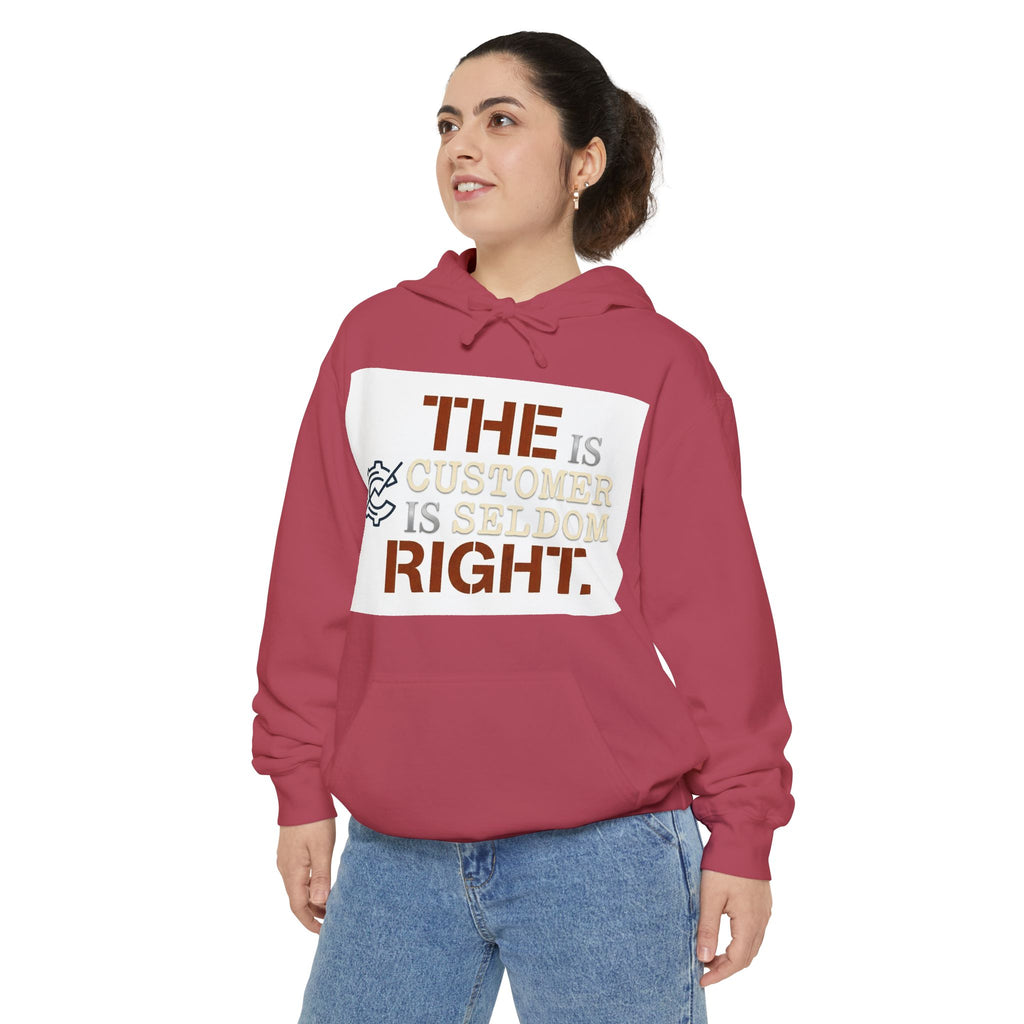 EYO “The Customer Is Seldom Right.” Graphic Garment-Dyed Pullover