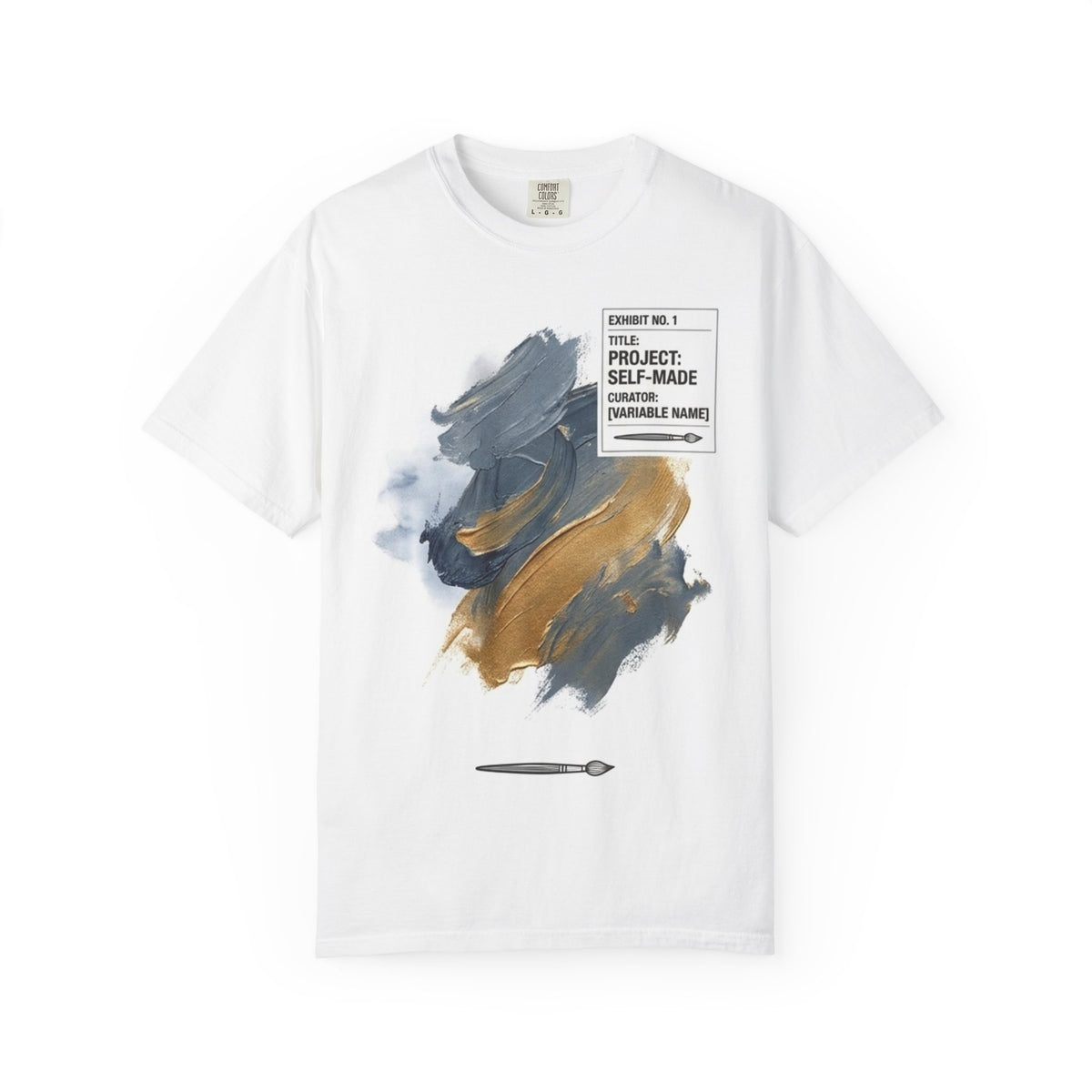 EYO Abstract Brushstroke T-Shirt — Project: Self-Made Design
