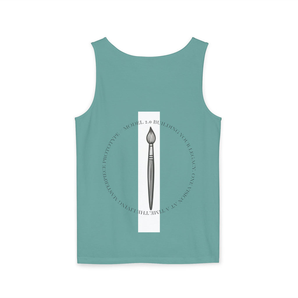 EYO Artist Paintbrush Tank Top — 'Project: Self-Made' Abstract Brushstroke Design