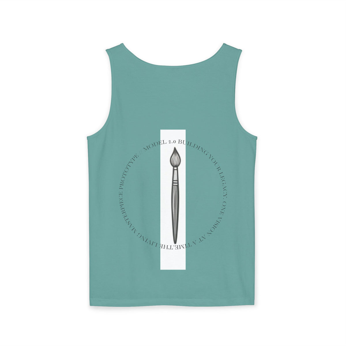 EYO Artist Paintbrush Tank Top — 'Project: Self-Made' Abstract Brushstroke Design
