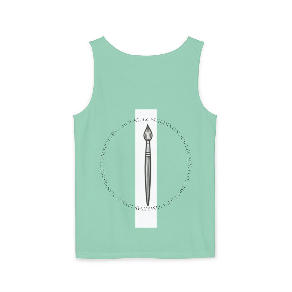 EYO Artist Paintbrush Tank Top — 'Project: Self-Made' Abstract Brushstroke Design