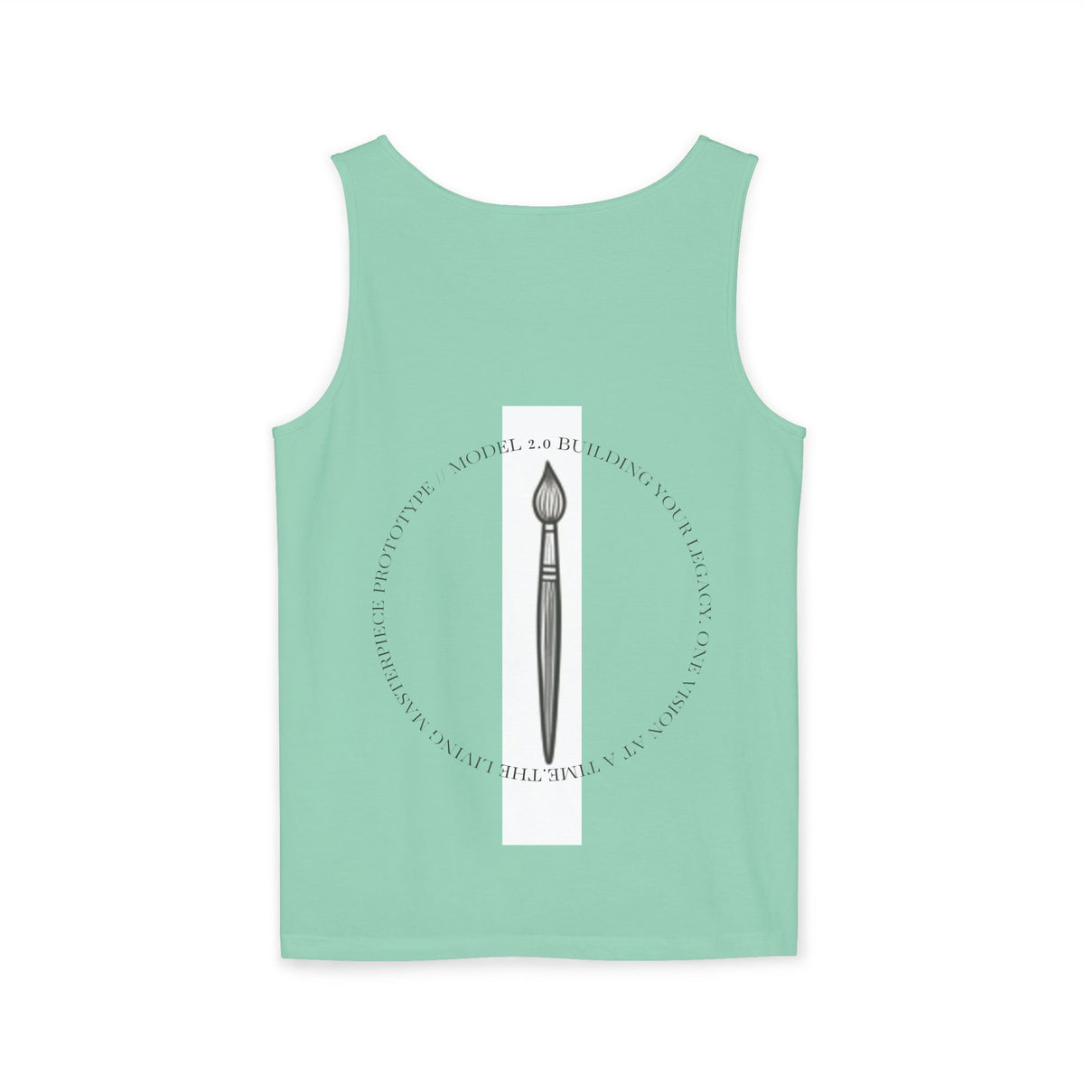 EYO Artist Paintbrush Tank Top — 'Project: Self-Made' Abstract Brushstroke Design