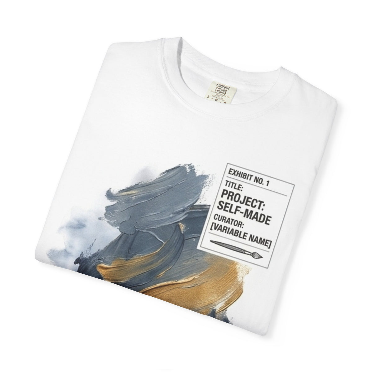 EYO Abstract Brushstroke T-Shirt — Project: Self-Made Design