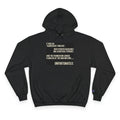 Planning Humor Hoodie — “Unfortunately” Project Management Design