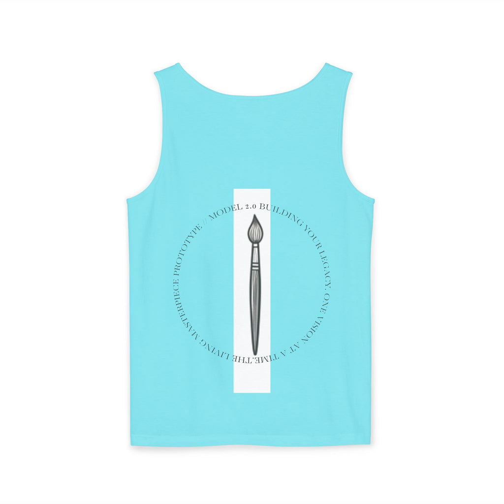 EYO Artist Paintbrush Tank Top — 'Project: Self-Made' Abstract Brushstroke Design
