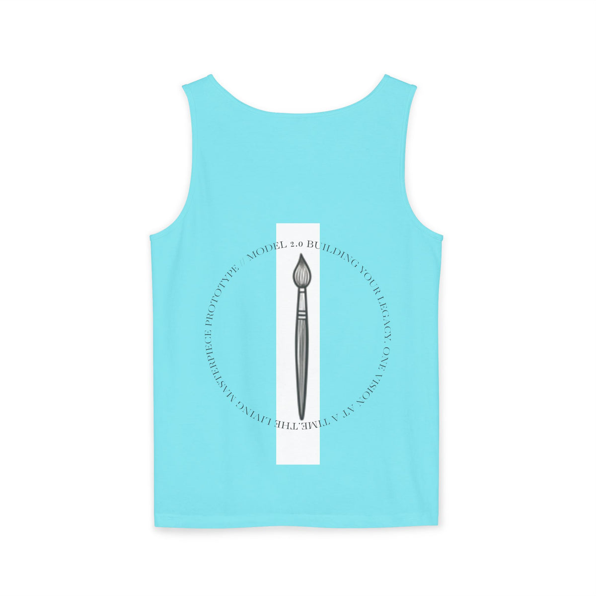 EYO Artist Paintbrush Tank Top — 'Project: Self-Made' Abstract Brushstroke Design