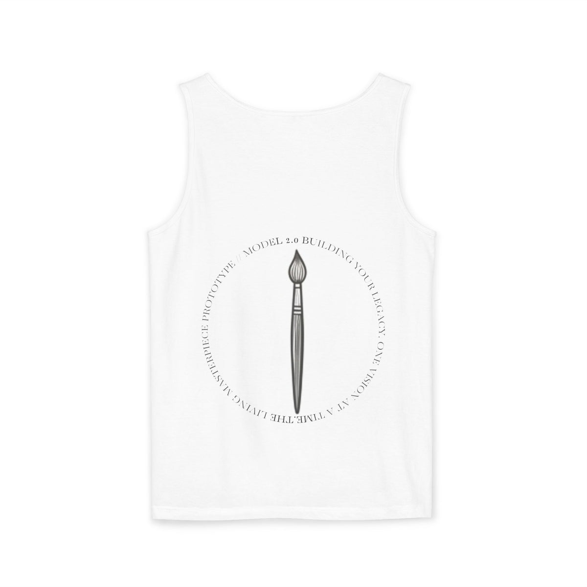 EYO Artist Paintbrush Tank Top — 'Project: Self-Made' Abstract Brushstroke Design