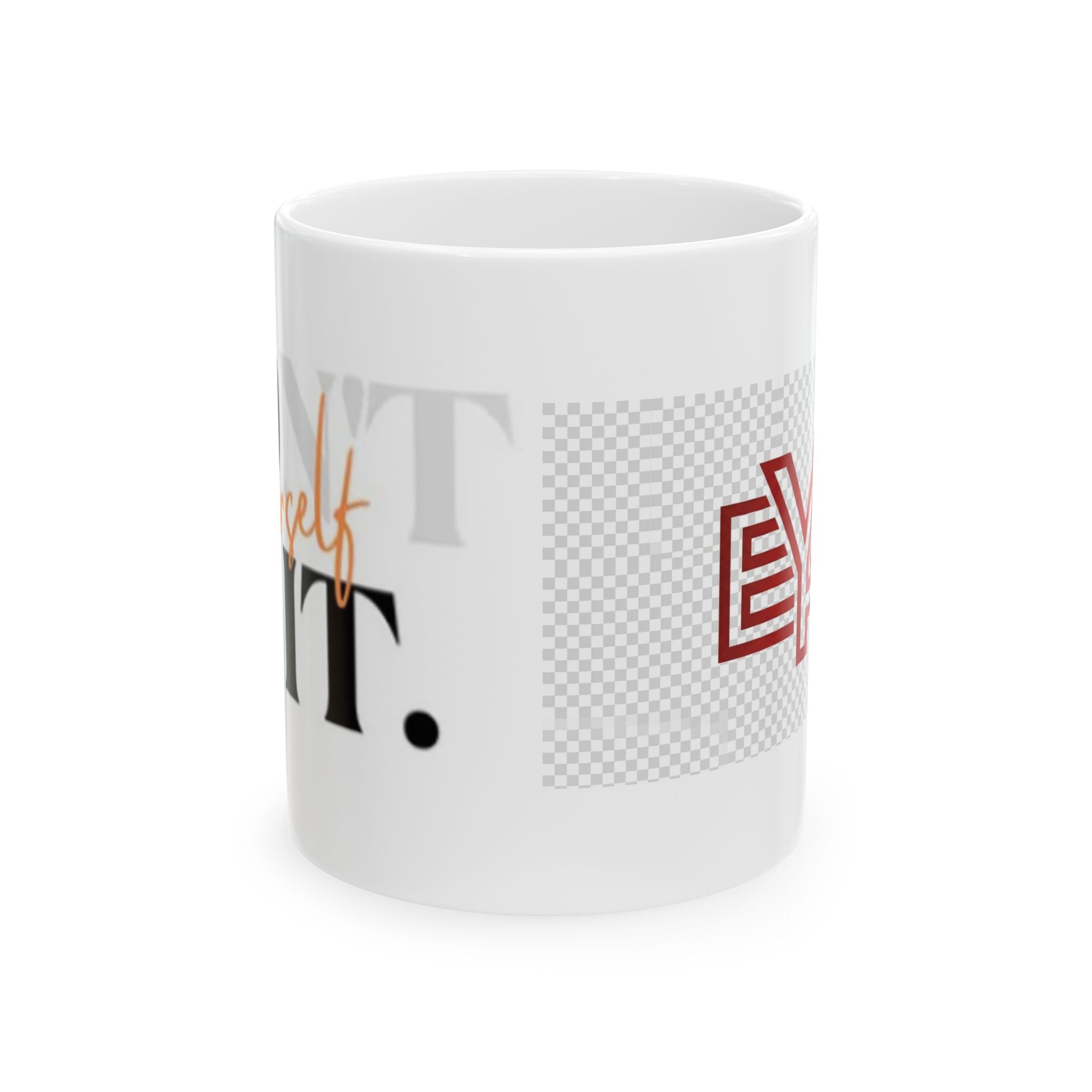 Empowered Queen Ceramic Mug (11oz & 15oz) — 'Don't Quit' Inspirational Coffee Cup