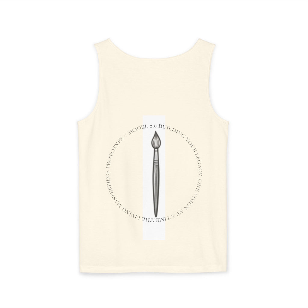 EYO Artist Paintbrush Tank Top — 'Project: Self-Made' Abstract Brushstroke Design