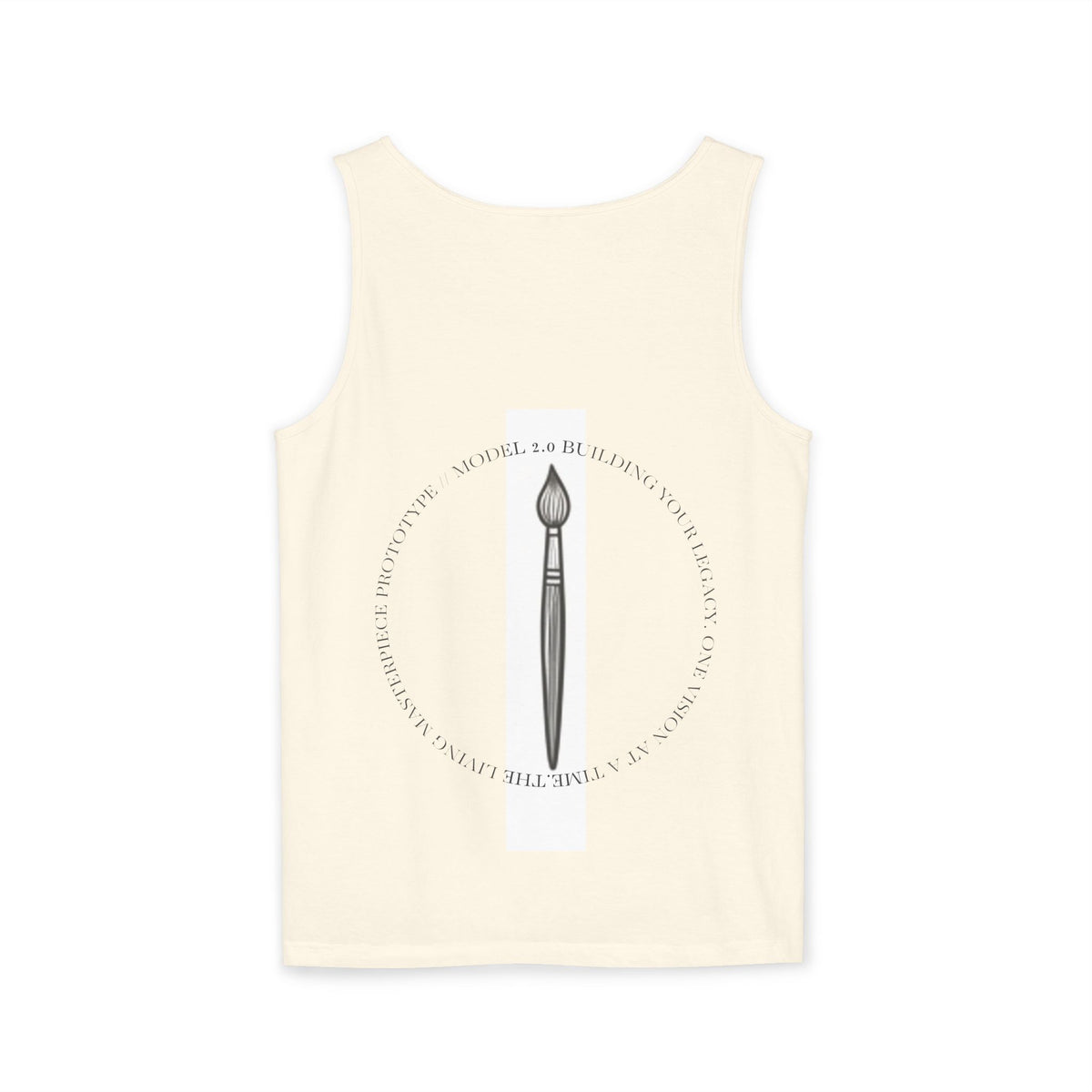 EYO Artist Paintbrush Tank Top — 'Project: Self-Made' Abstract Brushstroke Design