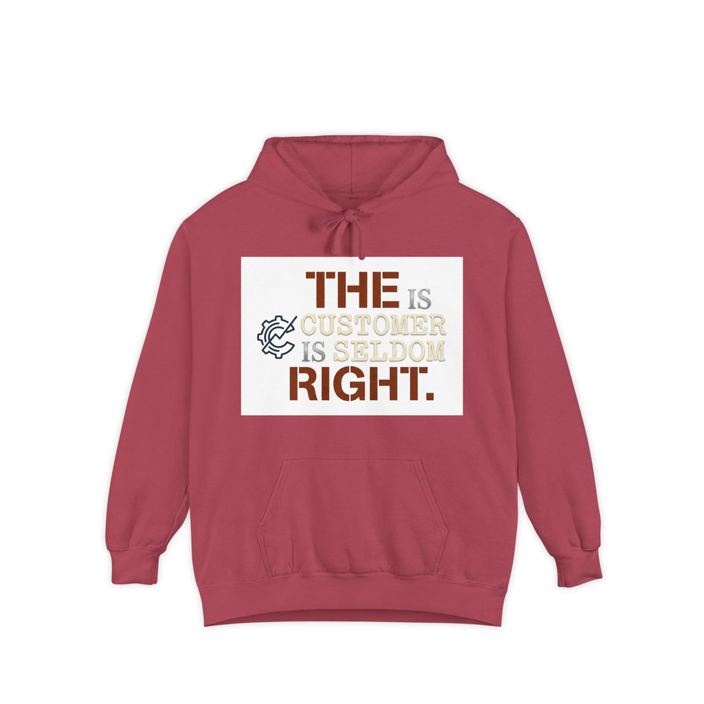 EYO “The Customer Is Seldom Right.” Graphic Garment-Dyed Pullover