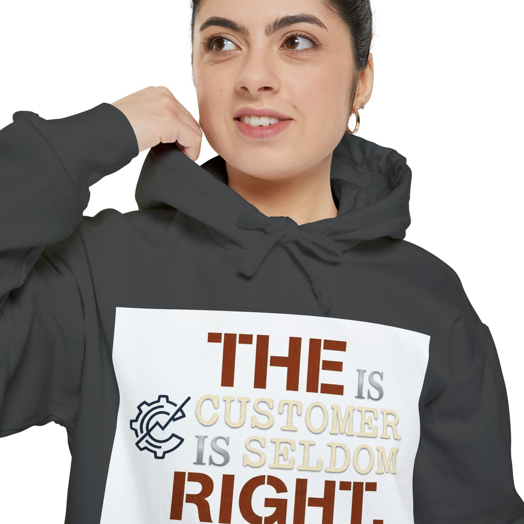 EYO “The Customer Is Seldom Right.” Graphic Garment-Dyed Pullover