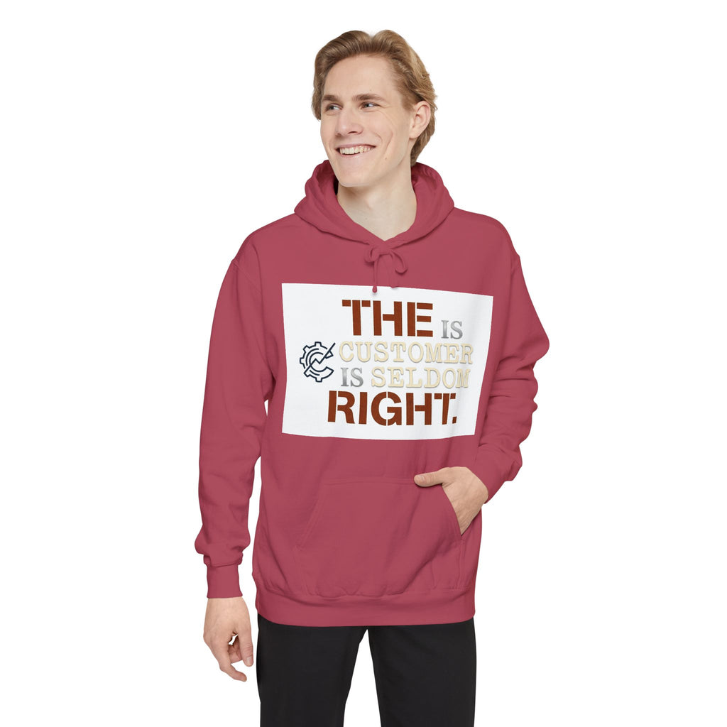 EYO “The Customer Is Seldom Right.” Graphic Garment-Dyed Pullover